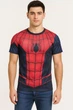 Рашгард с коротким рукавом спортивный Человек Паук Spider Jeccordi красный 2XS - изображение 1