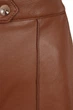 Жіночі коричневі шорти з екошкіри LadyLike 46 Коричневий (ll2237180085345) - изображение 3