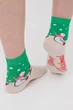 Дитячі бавовняні шкарпетки з візерунками Giulia KS3 NEW YEAR (F) 2403 24/29 Green-island, шкарпетки з новорічним малюнком - зображення 3