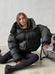 Жіноча зимова куртка TRANSFORMER з капюшоном Milirud XS/M Чорний (488-489-ONESIZE) - изображение 9