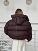 Жіноча зимова куртка TRANSFORMER з капюшоном Milirud XS/M Шоколадний (488-490-ONESIZE) - изображение 3