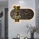 Настінний годинник Diy Bearbrick космічний ведмідь з LED підсвічуванням 40*60 см кварцовий - зображення 5