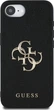 Панель Guess Grained Big 4G Logo Small Classic Logo для Apple iPhone 16e Black (GUHCPSE4PGT4MBK) - зображення 3