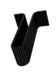 Підставка для навушників з пластику Arc Black - изображение 7