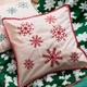 Наволочка Homla Oriel у червоні сніжинки 45 x 45 см (5906496709142) - зображення 6