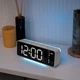 Электронные настольные часы LOSSO NeoTime с RGB подсветкой и двойным будильником белые - изображение 8