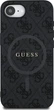 Панель Guess 4G Collection Leather Metal Logo with MagSafe для Apple iPhone 16e Black (GUHMPSE4G4GFRK) - зображення 2