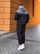 Теплый мужской костюм из флиса черного цвета 36225 L-XL - изображение 8