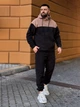 Теплый мужской костюм из флиса кофейного цвета 36227 L-XL - изображение 5