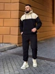 Теплый мужской костюм из флиса бежевого цвета 36226 L-XL - изображение 5
