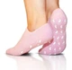 Увлажняющие гелевые носочки для педикюра SPA Gel Socks № G09-12 розовые от 20 до 28см - изображение 3