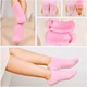 Увлажняющие гелевые носочки для педикюра SPA Gel Socks № G09-12 розовые от 20 до 28см - изображение 4