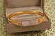 Браслет бенгл Xuping Jewelry Переправа від 17см до 19 см золотистий - зображення 1