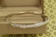Браслет бенгл Xuping Jewelry Козир від 17 см до 19 см сріблястий - зображення 2