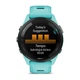 Смарт-годинник Garmin Forerunner 265 з чорним безелем, корпусом кольору аква та аква-чорним силіконовим ремінцем - изображение 3