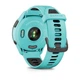Смарт-годинник Garmin Forerunner 265 з чорним безелем, корпусом кольору аква та аква-чорним силіконовим ремінцем - изображение 6