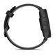 Смарт-годинник Garmin Forerunner 265 з чорними безелем і корпусом та чорно-сірим силіконовим ремінцем - изображение 4