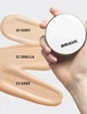 Tональний кушон з напівматовим фінішем BRYAE EFFORTLESS CUSHION 23 SAND 12g+12g - изображение 2