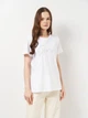 Футболка хлопковая женская Guess W5RI08-K9RM1-G011 L Pure White (7626741404834) - изображение 1