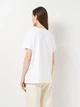 Футболка хлопковая женская Guess W5RI08-K9RM1-G011 L Pure White (7626741404834) - изображение 2