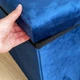 Пуф для зберігання велюровий складаний MBM HOME TH-05 BLUE синій - зображення 4