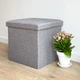 Пуф для хранения текстильный складной MBM HOME TH-03 GRAY серый - изображение 3