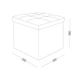 Пуф для хранения текстильный складной MBM HOME TH-03 BROWN коричневый - изображение 12