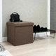 Пуф для хранения текстильный складной MBM HOME TH-03 BROWN коричневый - изображение 2
