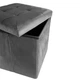Пуф для зберігання велюровий складаний MBM HOME TH-05 GRAY сірий - зображення 12