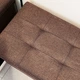 Пуф подвійний для зберігання текстильний складаний MBM HOME TH-04 BROWN коричневий - зображення 11