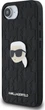 Панель Karl Lagerfeld Monogram Karl Head Pin для Apple iPhone 16e Black (KLHCPSE4PGKLKIPK) - зображення 4