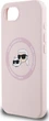 Панель Karl Lagerfeld Silicone Karl & Choupette Heads Ring with MagSafe для Apple iPhone 16e Pink (KLHMPSE4SKCHTCP) - зображення 6