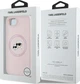 Панель Karl Lagerfeld Silicone Karl & Choupette Heads Ring with MagSafe для Apple iPhone 16e Pink (KLHMPSE4SKCHTCP) - зображення 8