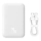 Зовнішній акумулятор Baseus Magnetic Mini Air Wireless Fast Charge Power Bank 6000mAh 20W Stellar White（With Simple Series Charging Cable Type-C to Type-C (20V/3A) 30cm White) (P10059002223-00) - изображение 10