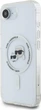 Панель Karl Lagerfeld IML Metal Karl & Choupette Head with MagSafe для Apple iPhone 16e White (KLHMPSE4HLSKCH) - зображення 4
