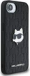 Панель Karl Lagerfeld Monogram Choupette Head Pin для Apple iPhone 16e Black (KLHCPSE4PGKLCHPK) - зображення 3