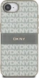 Etui plecki DKNY Repeat Texture Pattern with Tonal Stripe do Apple iPhone 16e Beige (3666339453985) - obraz 2