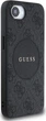 Панель Guess 4G Round Patch Classic Logo with MagSafe для Apple iPhone 16e Black (GUHMPSE4P4PGRSGK) - зображення 3