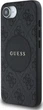 Панель Guess 4G Round Patch Classic Logo with MagSafe для Apple iPhone 16e Black (GUHMPSE4P4PGRSGK) - зображення 4