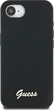 Панель Guess Silicone Script Metal Logo with MagSafe для Apple iPhone 16e Black (GUHMPSE4SMBSLK) - зображення 2
