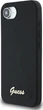 Панель Guess Silicone Script Metal Logo with MagSafe для Apple iPhone 16e Black (GUHMPSE4SMBSLK) - зображення 4