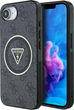 Панель Guess IML Metal Glitter 4G Circle Triangle with MagSafe для Apple iPhone 16e Black (GUHMPSE4HG4PRTGK) - зображення 1