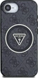 Панель Guess IML Metal Glitter 4G Circle Triangle with MagSafe для Apple iPhone 16e Black (GUHMPSE4HG4PRTGK) - зображення 2