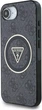 Панель Guess IML Metal Glitter 4G Circle Triangle with MagSafe для Apple iPhone 16e Black (GUHMPSE4HG4PRTGK) - зображення 4