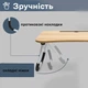 Столик для ноутбука складной UFT TR-60 с подставкой для планшета Коричневый - изображение 3