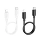Кабель USB Hoco X96 Hyper PD20W Type-C to Lightning 0.25m Бiлий - изображение 1