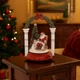 Новорічна музична фігура Санта Клаус біля крісла з ялинкою Jingle Bells 24 см (890-158) - зображення 1