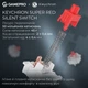Клавиатура беспроводная GamePro Asgard Ragnar Keychron Super Red Switch Black (MK285BK) - зображення 8