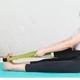 Эластичная лента резинка для йоги и фитнеса Fit Stretch Belt тренажер для растягивания связок - изображение 5