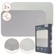 Простыня Lionelo BAMBOO SHEET OFF WHITE GREY 118x60 - изображение 4